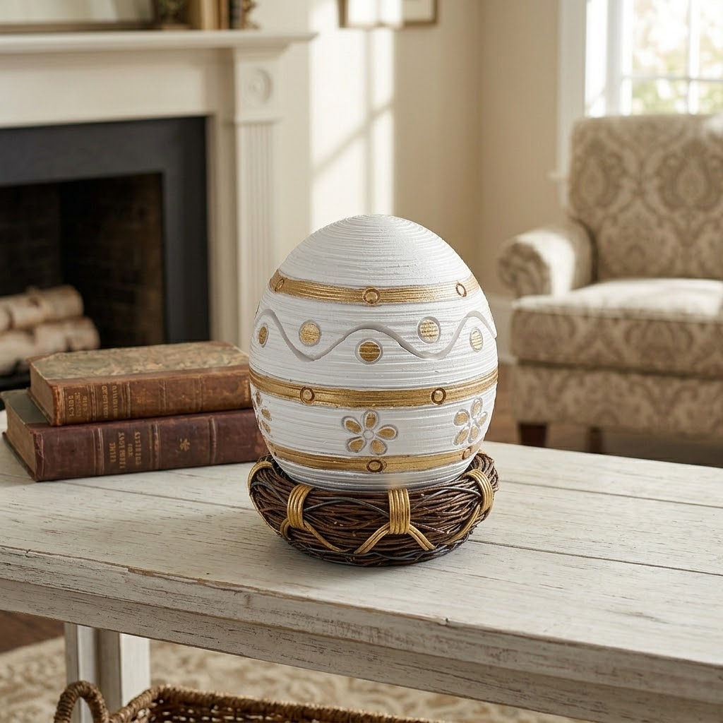 European Style Egg-shaped Candle Holder