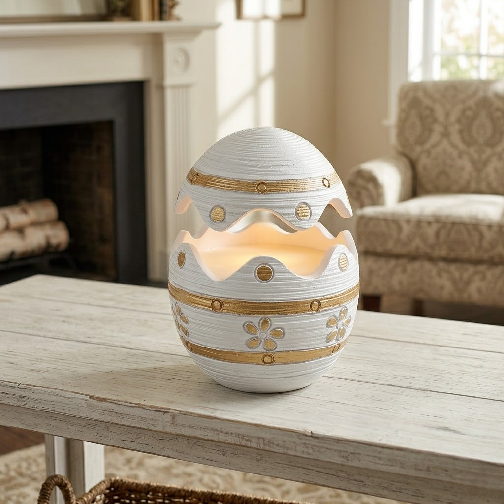 European Style Egg-shaped Candle Holder